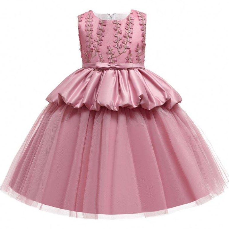 Neuestes Design Hot Sale Geburtstag elegant süße Kinderkleider Prinzessin Boutique Baby Ballkleid L5177