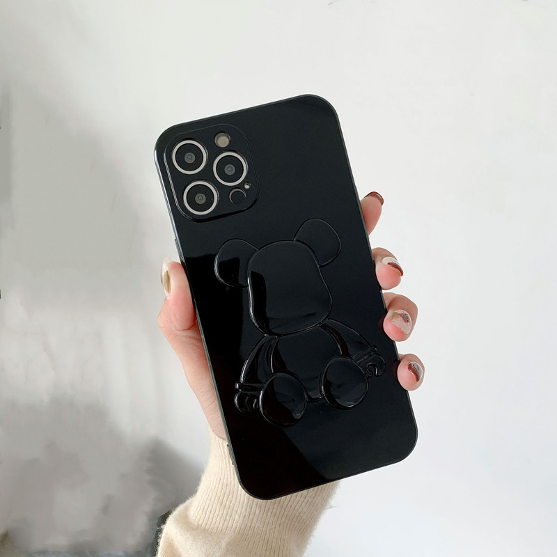 Dasneue Produkt eignet sich für Apple iPhone13pro Lederbär mit Mobilfunkkoffer mit einem Lens-Upgrade vollen Schutz vor Kratzern, Anti-Kollisionsschutzschutzabdeckung