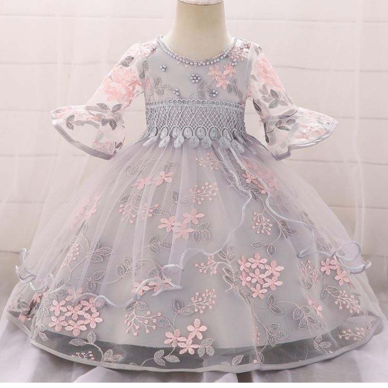 Mädchenkleid Blume Prinzessin Anna Elsa Halloween Kostüme Kleid Baby Girl Party Kleid L5015XZ