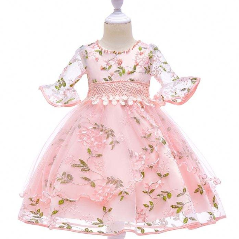 Baigeneue Model Kleider Hochzeitsmädchen Party Kleidung für Kinder Baby Girl Frock L5015