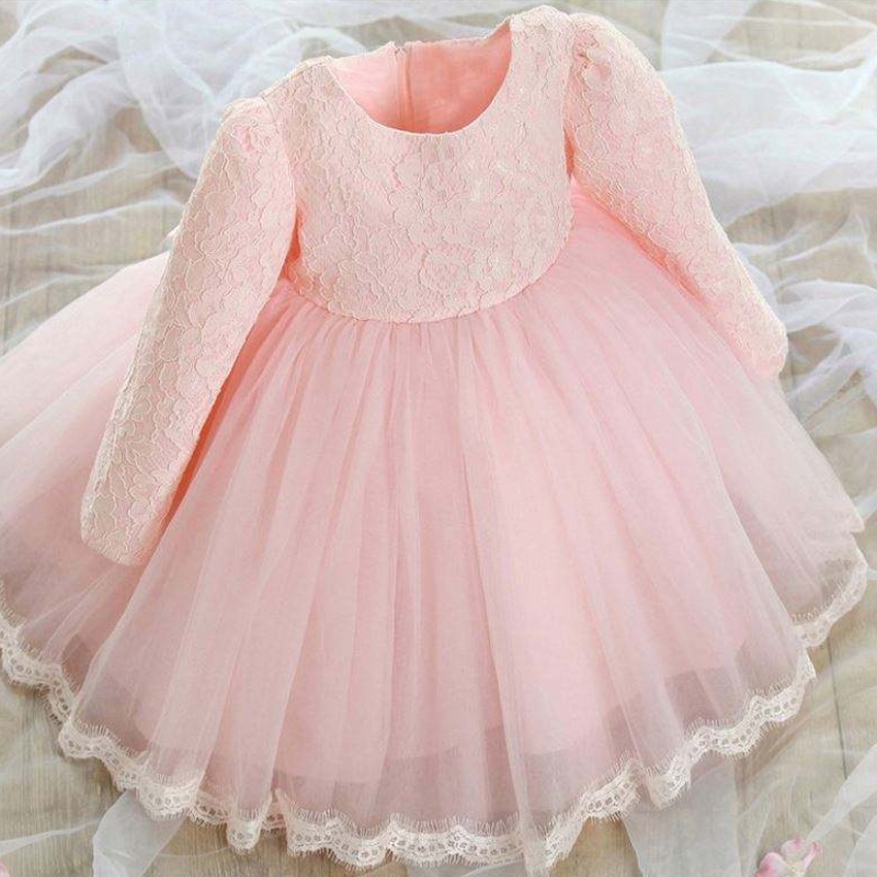 Baigeneue Stock Taufe Kinder Party Kleid Blume Mädchen Prinzessin Geburtstagsfeier Sommerkleid BBTZ002