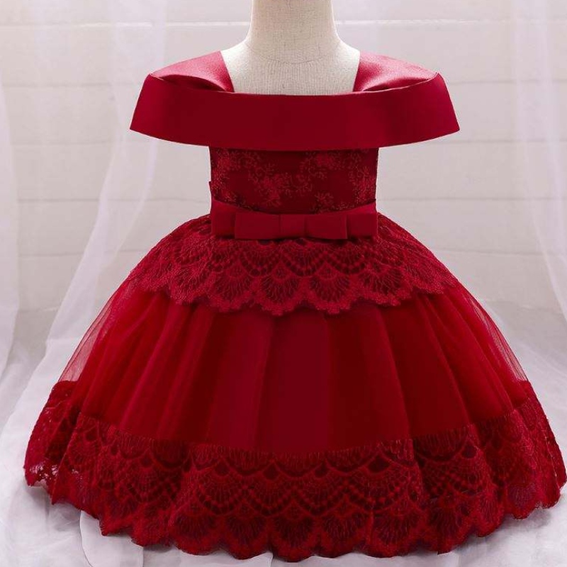 Baige Amazon Hochqualitätsbabykleider für Weihnachten Newyar Party Neugeborenes Baby Mädchen Little Kleid Ausgefallene Design