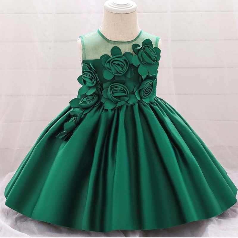 Baige 0-10-jährige Großhandel Baby-Kleiderentwürfe New Style Kinder Partykleid L5068XZ