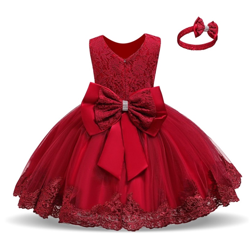 Baby Girls Neujahr Kostüm Kleinkind Kids Hochzeit und Geburtstagsfeier Spitze Prinzessin Kleid Kinder Weihnachten Kleidung