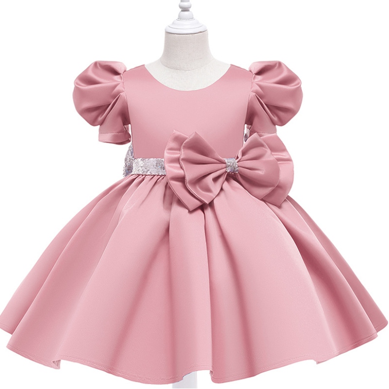 Hot Sale Baby Girl Geburtstagskleid Bow Blume Performance geschwollene Prinzessin Girls Kleider für Kleinkind Kinder Party Kee