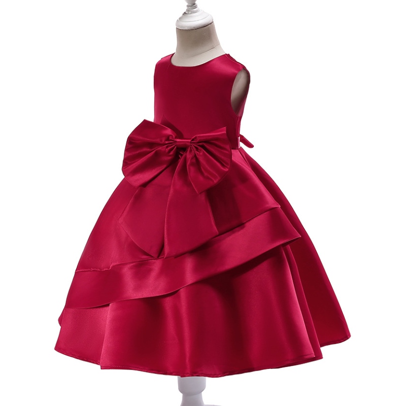 Mädchen Prinzessin Kleid rote Party Kleid Kinder Kleid Girls Performance Kostüme