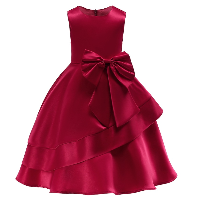 Mädchen Prinzessin Kleid rote Party Kleid Kinder Kleid Girls Performance Kostüme