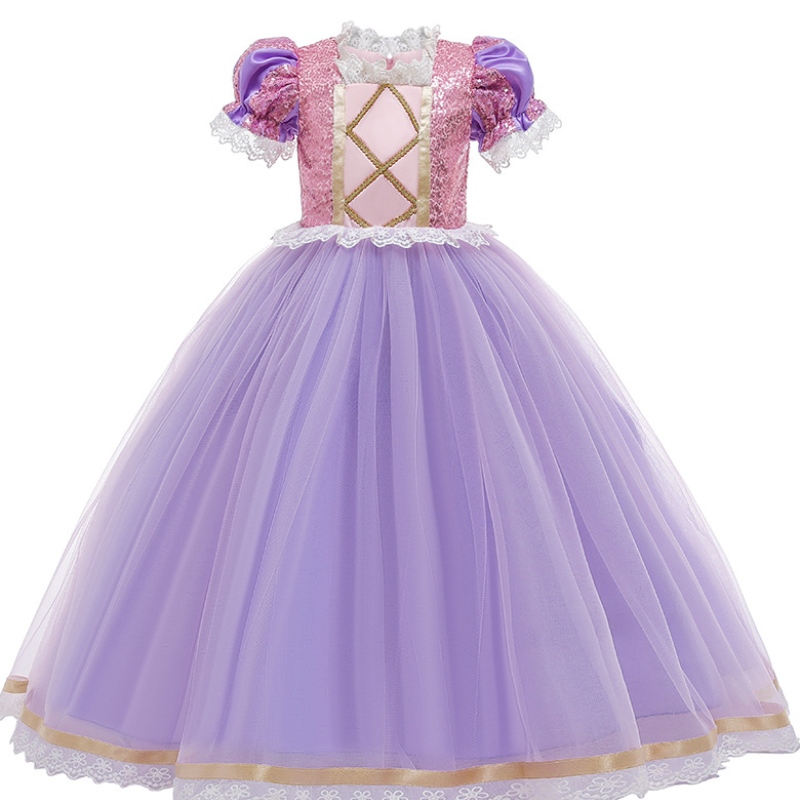 Elsa Sophia Prinzessin Dress Party Cartoon Charakter Halloween Kinder Kostüm