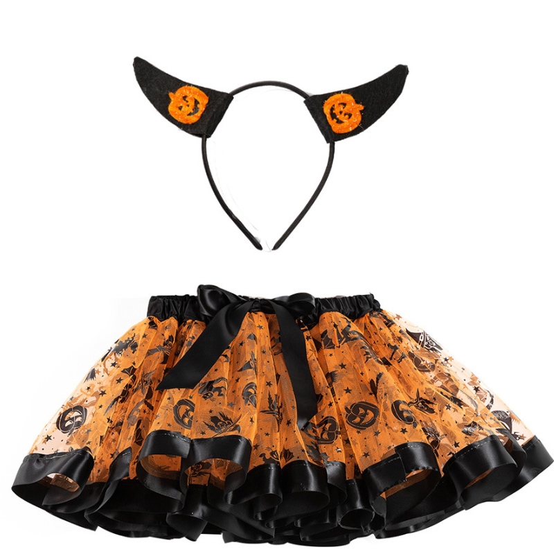 Gold Wings Polka Dot Party Kleid Halloween Girls Tutu Skir