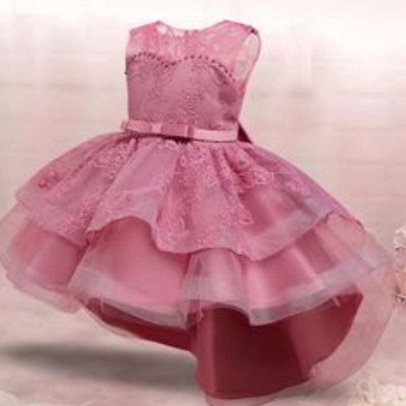 Mädchen Weihnachten Prinzessin Kleid für Kinder Spitze Stickereien Blumenkleider Kinder Hochzeit Abend Party Prom Kleid Neujahr Kostüm