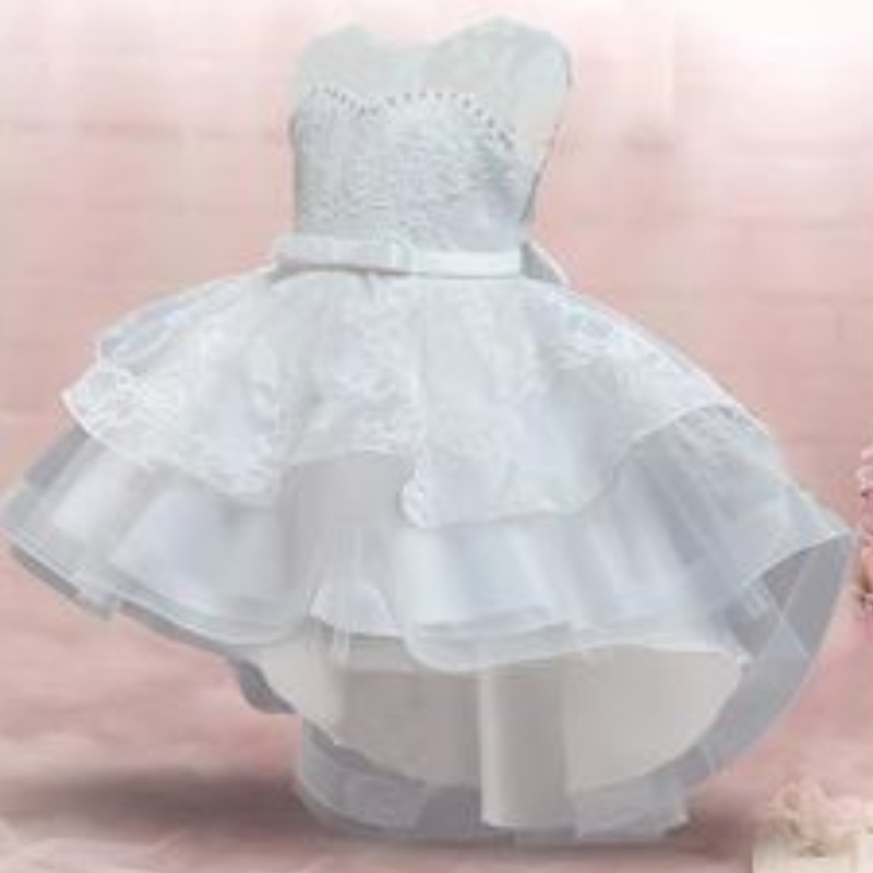 Mädchen Weihnachten Prinzessin Kleid für Kinder Spitze Stickereien Blumenkleider Kinder Hochzeit Abend Party Prom Kleid Neujahr Kostüm