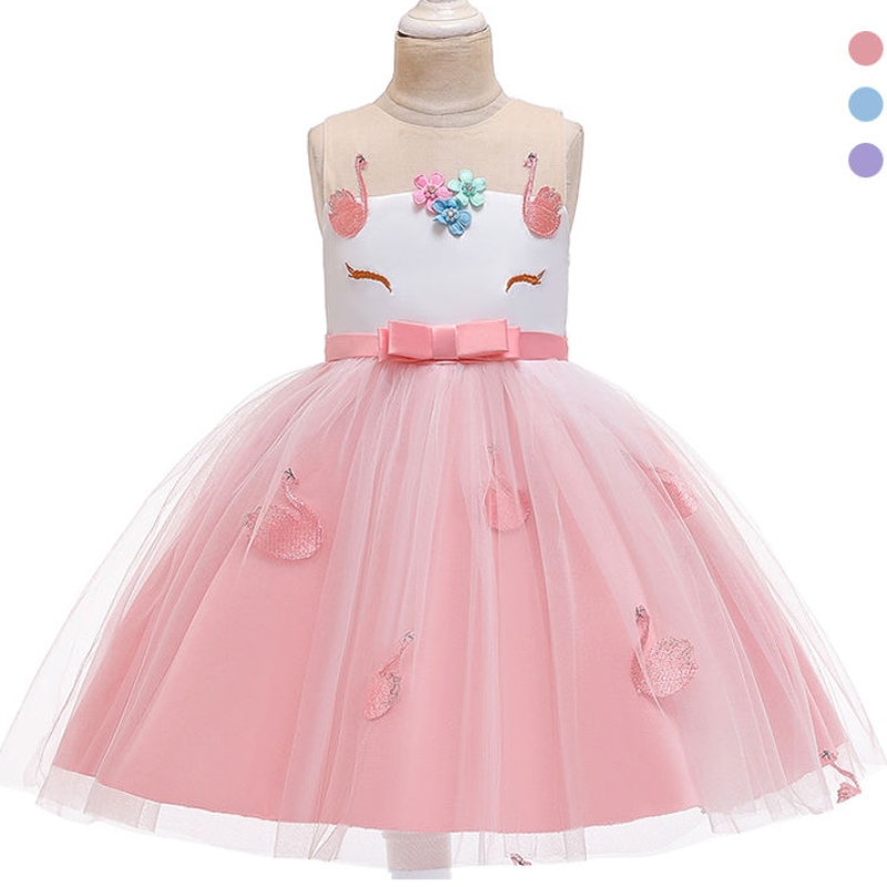 Ansoo Kids Girls Kleider Regenbogen Geburtstag Prinzessin ärmellose Kleider Einhorn Tutu Prinzessin Kleid für 12 Jahre alte Mädchen