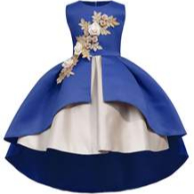 3D Flowers Boutique Kleinkind Kleider ärmellose Prinzessin Party Kleidung für Kinder Geburtstag