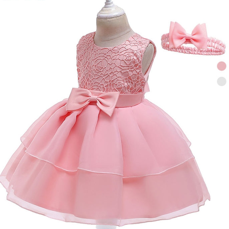 Ansoo Kinder Kinder Mädchen Mädchen Party Boutique Kleidung Prinzessin Tüll Kleider Spitzen Rüschen Tutu Blumenmädchenkleid für Kinder