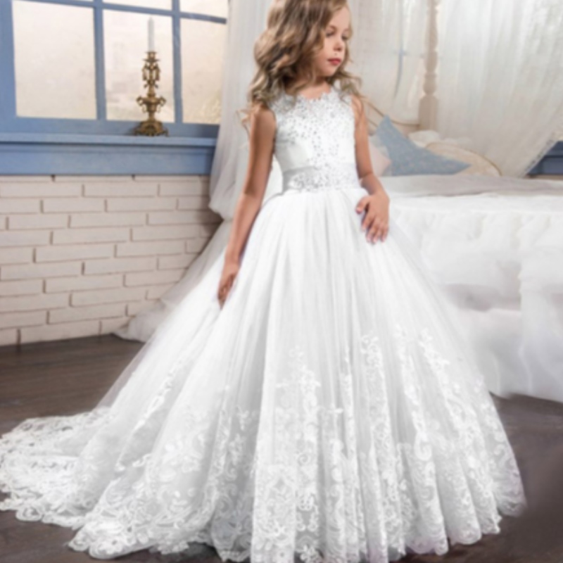 Baigeluxury Design Großhandel Kinder Hochzeit Event Ballkleid Fancy Princess Prom Kleid Girl Party Kleid LP-231