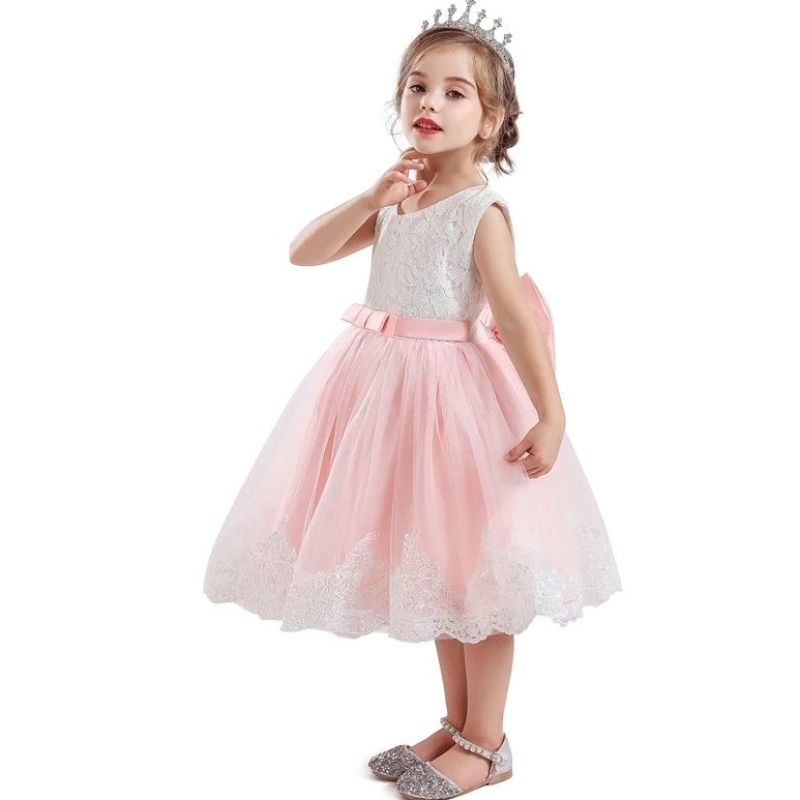 Kinderkleider für Mädchen Blumen Mädchen Hochzeitskleid Kinder Spitzen Prinzessin Kleid Mädchen eigen