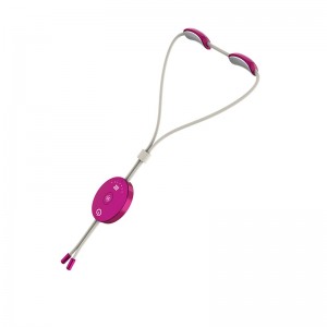 Tragbarer elektrischer Puls Halsmassagegeräte zur Schmerzlinderung, intelligente Nackenmassage mit Wärmeauslöser -Punktmassaget