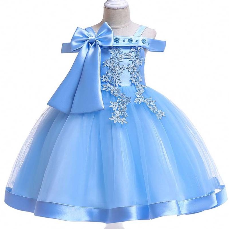 Baigeneue Kernkinder Party Kleid Neugeborene Blumenmädchen Vollmond Geburtstagskleider L5081XZ