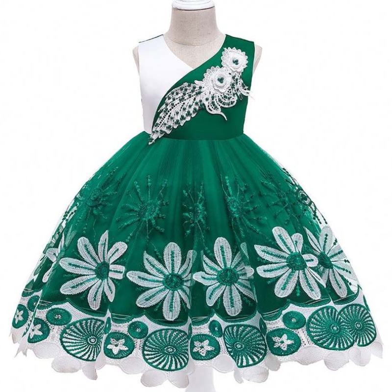 Baigeneue Design Blume Mädchen Kleider Kinder Party Geburtstag Hochzeit Prinzessin Kinder Mädchen Kleid L5266