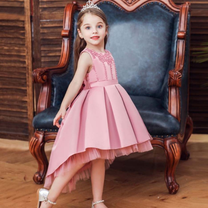 Kinderpartykleid Großhandel Blumenmädchen Prinzessin Geburtstagsfeier Sommerkleid für Mädchen 186