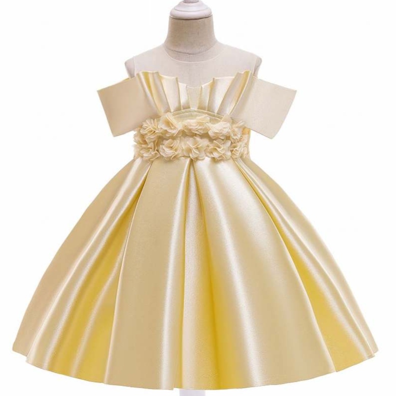 Baigeneue Kinder Prinzessin Blumenkleid Offschuldner Weihnachtsabend Baby Mädchen Partykleider