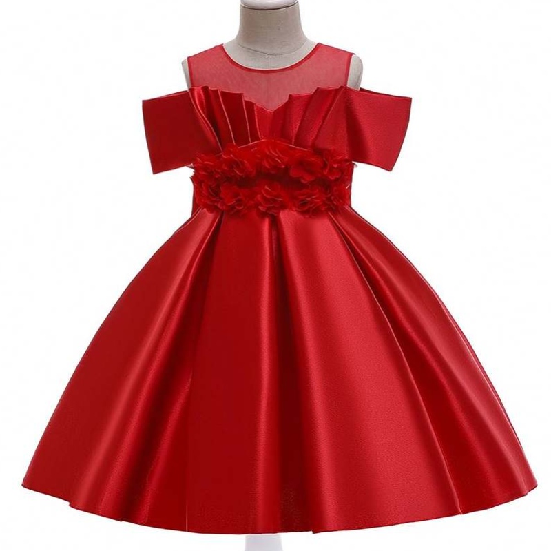 Baigeneue Kinder Prinzessin Blumenkleid Offschuldner Weihnachtsabend Baby Mädchen Partykleider