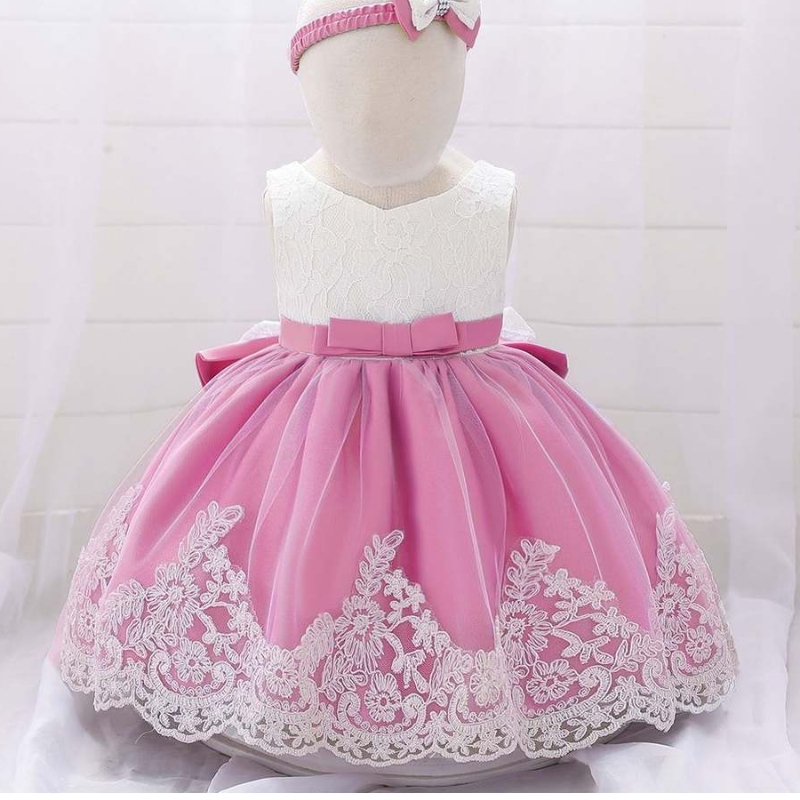 Baige Neugeborene Baby -Mädchen Outfit Kinder Puff Prinzessin Abend Party Kleid Kinder Geburtstag SMOCKED KINDER PARTY Kleid für Kinder