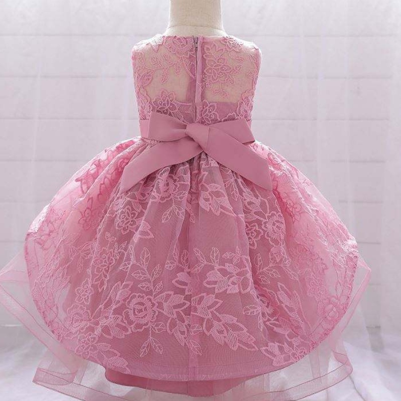 Baige 2021 gute Qualität Neues Baby -Kleider -Design Kleinkindmädchen Kind Kinder Sommerlaufkleid T1939XZ