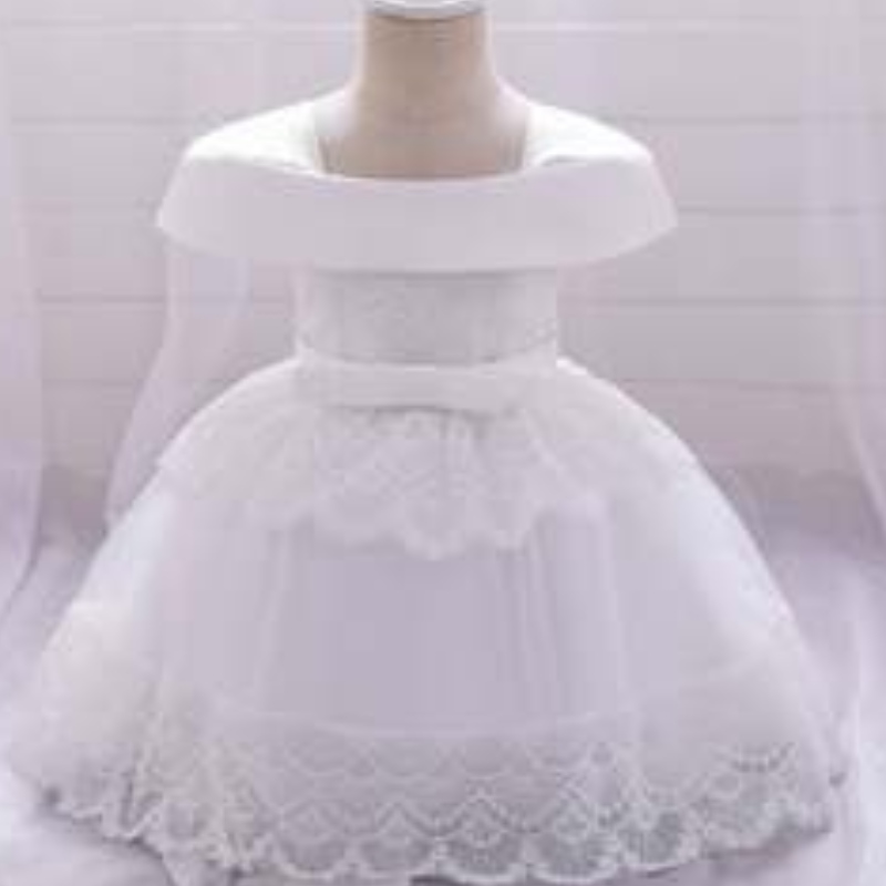 Baige Kinder Kleidung Kleider Kleider Sommerkleid Design Bild Neugeborenes Baby Mädchen Partykleid