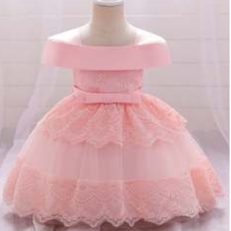 Baige Kinder Kleidung Kleider Kleider Sommerkleid Design Bild Neugeborenes Baby Mädchen Partykleid