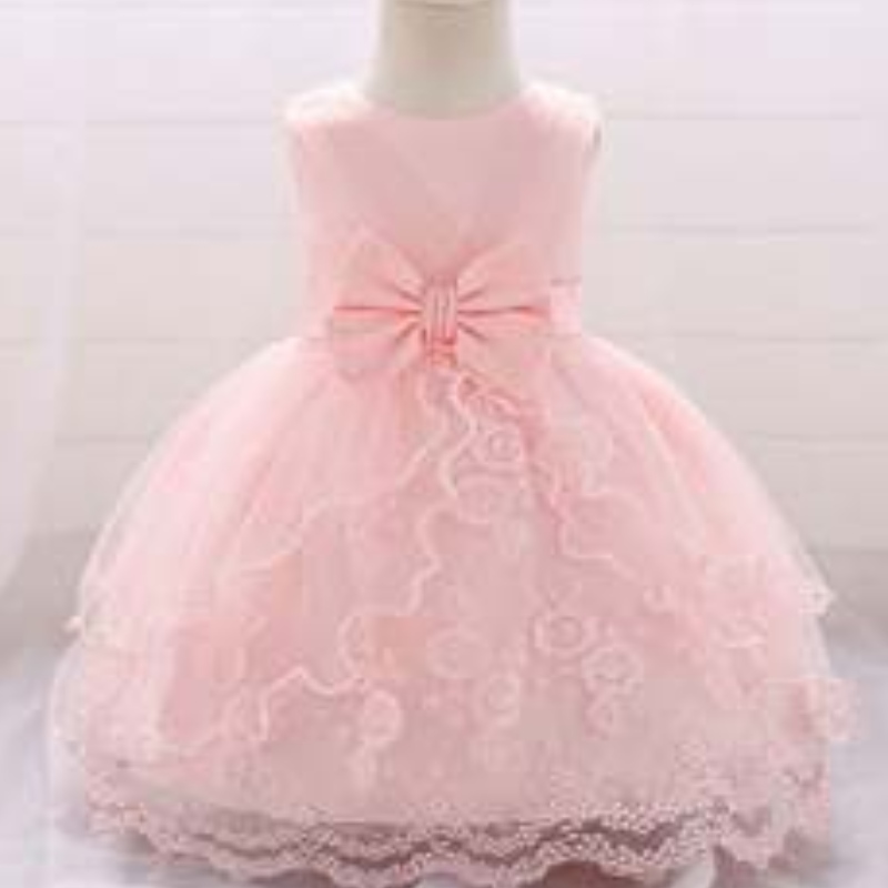 Großhandel Sommer Baby Prom Tisting Kleid Hochzeit Event Blumenkleid 1-2 Jahre Geburtstag Ballkleid L1869XZ