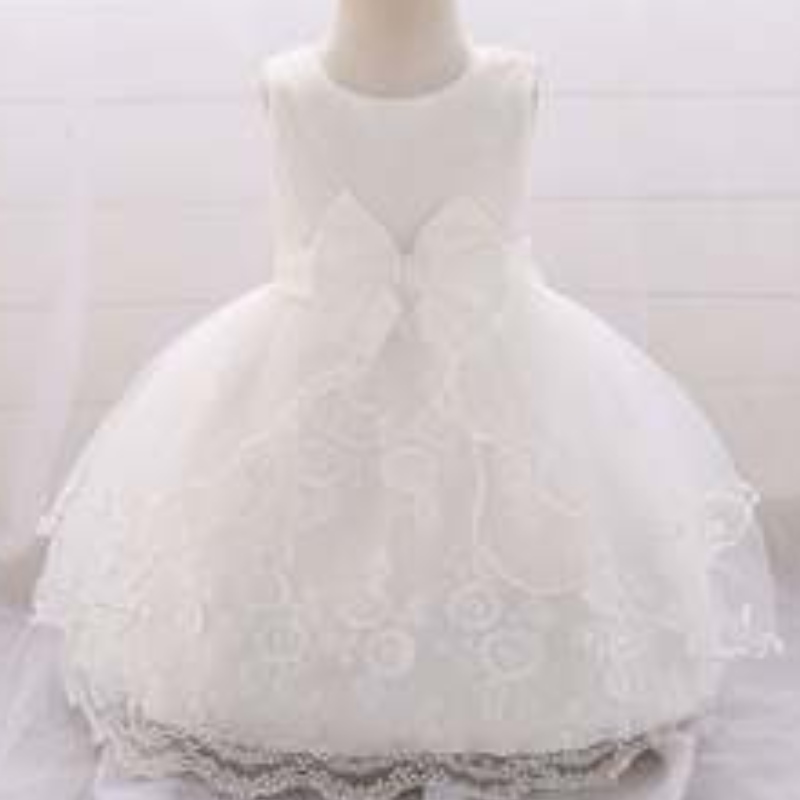 Großhandel Sommer Baby Prom Tisting Kleid Hochzeit Event Blumenkleid 1-2 Jahre Geburtstag Ballkleid L1869XZ