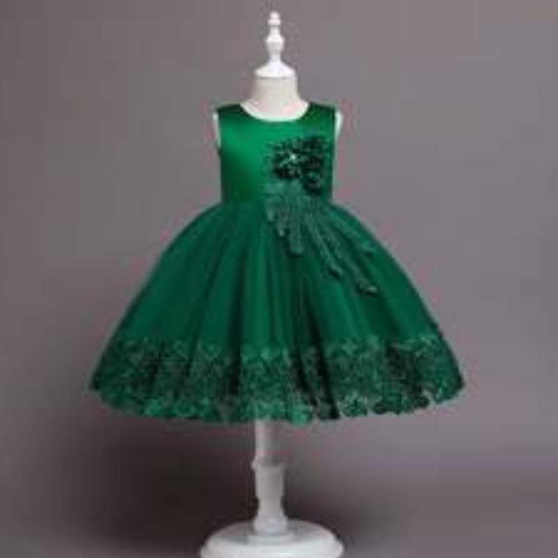 Baige New Fashion Christmas Kids Kids Party Kleid 3 bis 12 Jahre Kinder Party Performance Ballkleid 68032