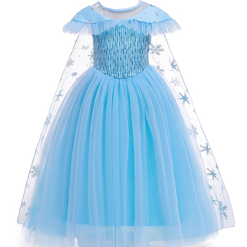 Baige Neues Produkt Prinzessin Kostüm Kinder Maskerade Elsa Anna Mode Girl Kostüm Party Kleid Mädchen