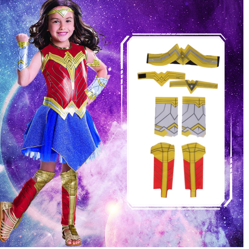 Kleine Mädchen Superheld Göttin Diana Party Rollenspiele Dress Up Anzug Kinder Halloween Dawn of Justice Wonder Girl Cosplay Kostüm