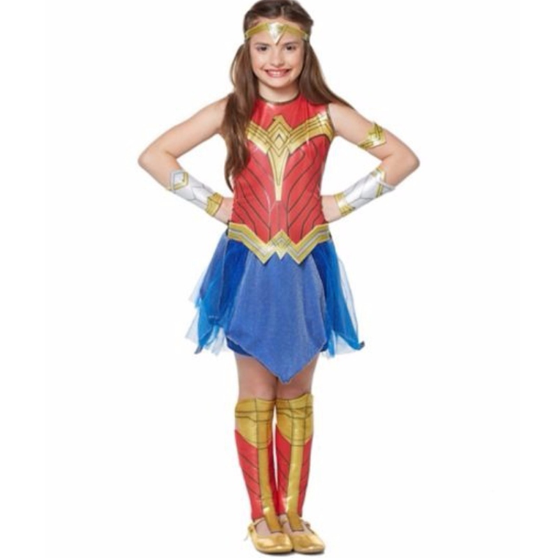 Kleine Mädchen Superheld Göttin Diana Party Rollenspiele Dress Up Anzug Kinder Halloween Dawn of Justice Wonder Girl Cosplay Kostüm