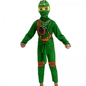 Ninja Le Cosplay Go Anime Rollenspiele Kostüm Jungen und Mädchen Jumpsuit Halloween Weihnachtsfeier Set
