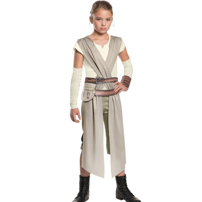 Star Rey War Cosplay Kostüm Kids Jedi Krieger Obi Wan Kenobi Black Soldiers Storm Troopers Die Kraft erwacht Mädchen.