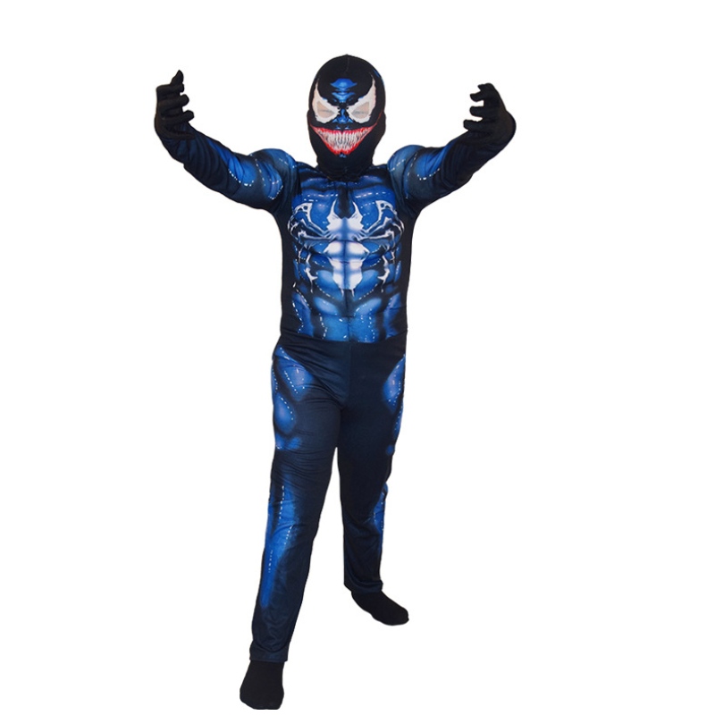 Kinder Halloween Kostüm Jungen Superhelden Cosplay -Bodysuit für Kinder