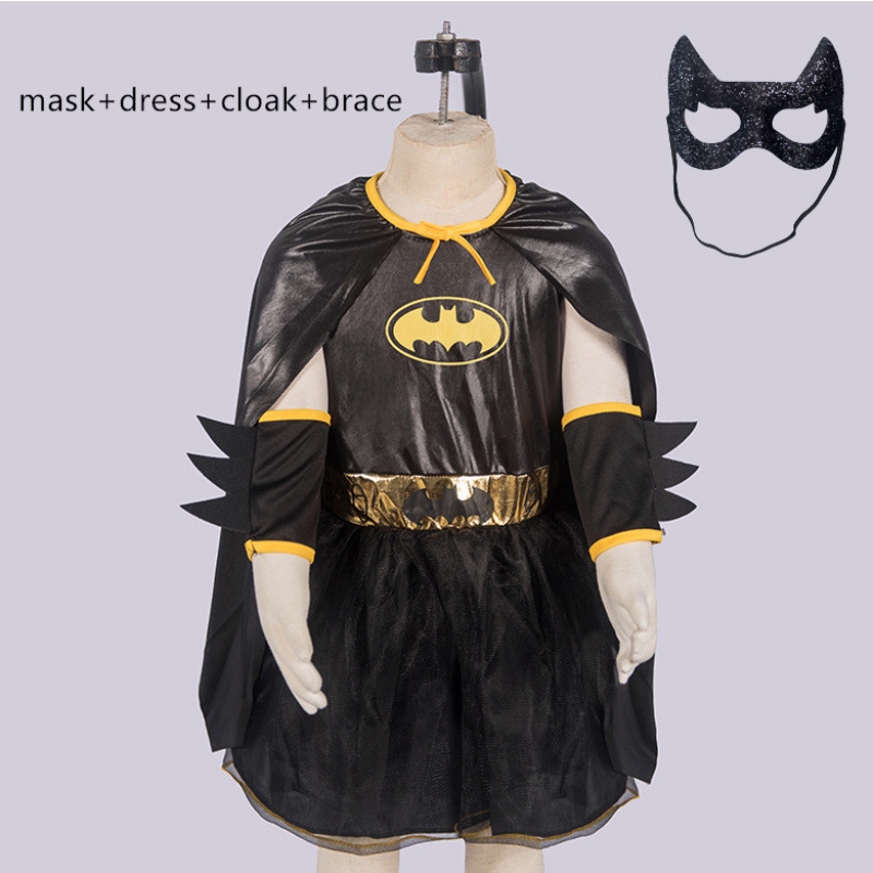 Halloween Classic Cloak TV&Filmrolle Spiel Dress Bat Girl Cosplay Kostüm