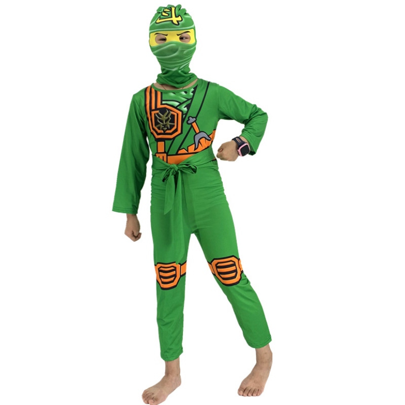 Kinder Kostüm Hero Cosplay Jumpsuit Halloween Kostüm mit Maske