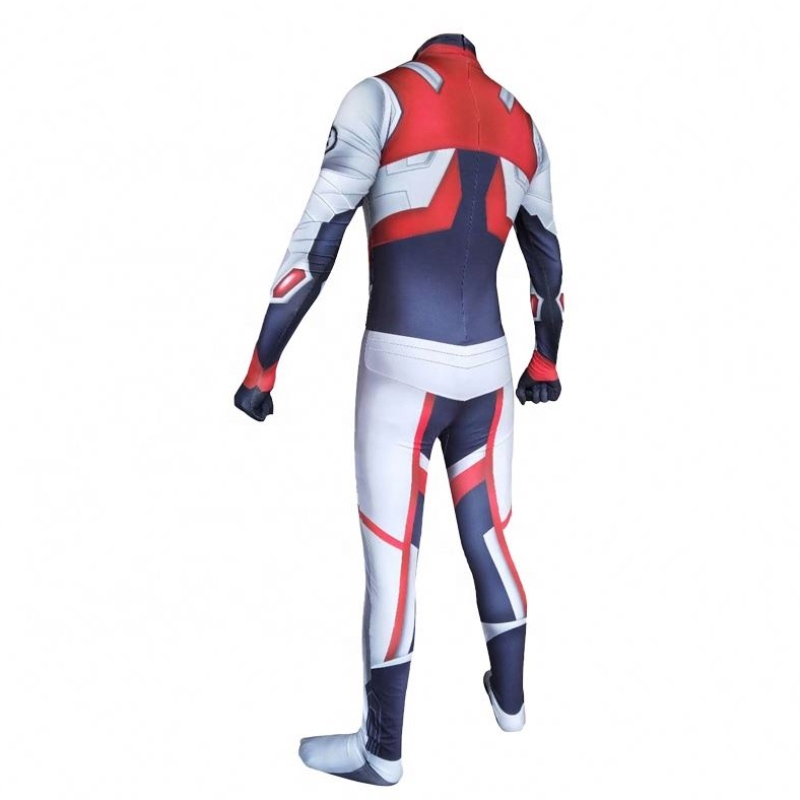 Ecoparty New Style Avenger 4 Endgame Quantum Realm Cool Superhelden Cosplay Zentai Bodysuit Overalls für Männer Erwachsene Kostüme