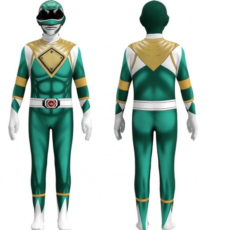 Multiple Color TV&Movie Superhelden setzt Halloween Party Requisiten Performance Wear Power Ranger Kostüm