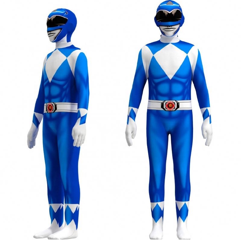 Multiple Color TV&Movie Superhelden setzt Halloween Party Requisiten Performance Wear Power Ranger Kostüm