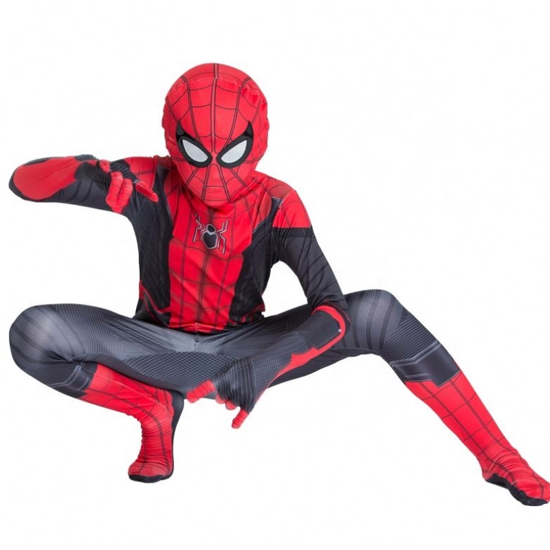 2022 Großhandel klassischer Stil rote schwarze Anzüge TV&movie Figura de Accion Sets Spider Man Film Kostüme