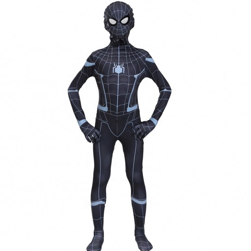 Erstaunliche Schattenspinnen -Mask TV&film avenger Halloween Cosplay -Kleidung für Kinder&adults Superhelden Black Spiderman Kostümanzug