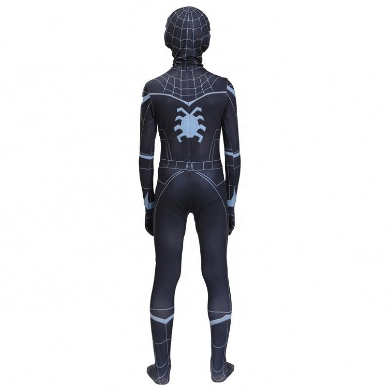 Erstaunliche Schattenspinnen -Mask TV&film avenger Halloween Cosplay -Kleidung für Kinder&adults Superhelden Black Spiderman Kostümanzug