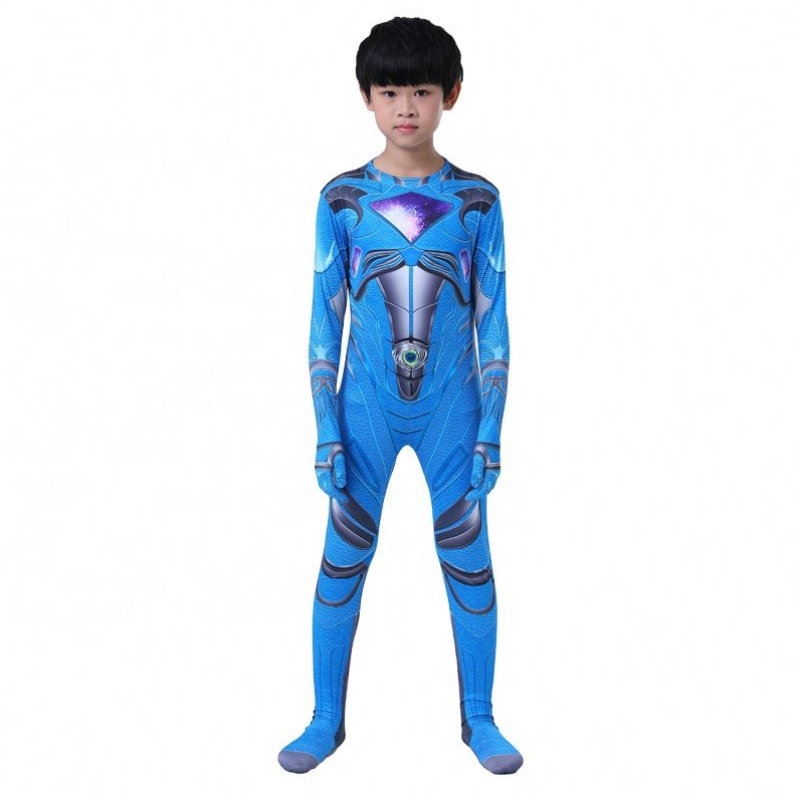 Großhandel Multiple Color Halloween Carnival Party Cosplay fünf Beast Superhelden Mystic Force Power Ranger Kostümanzug für Kinder