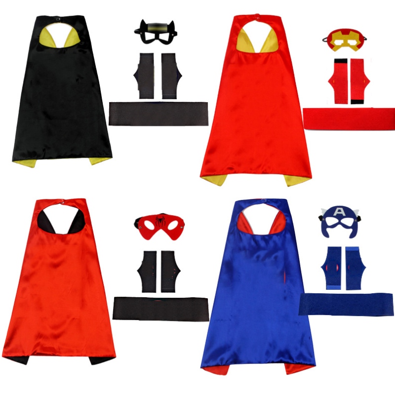 Toys Boys Superhelden Capes Boy Geschenke Jungen Cartoon Dress up Kostüme für Kinder 3-10 Jahre alt