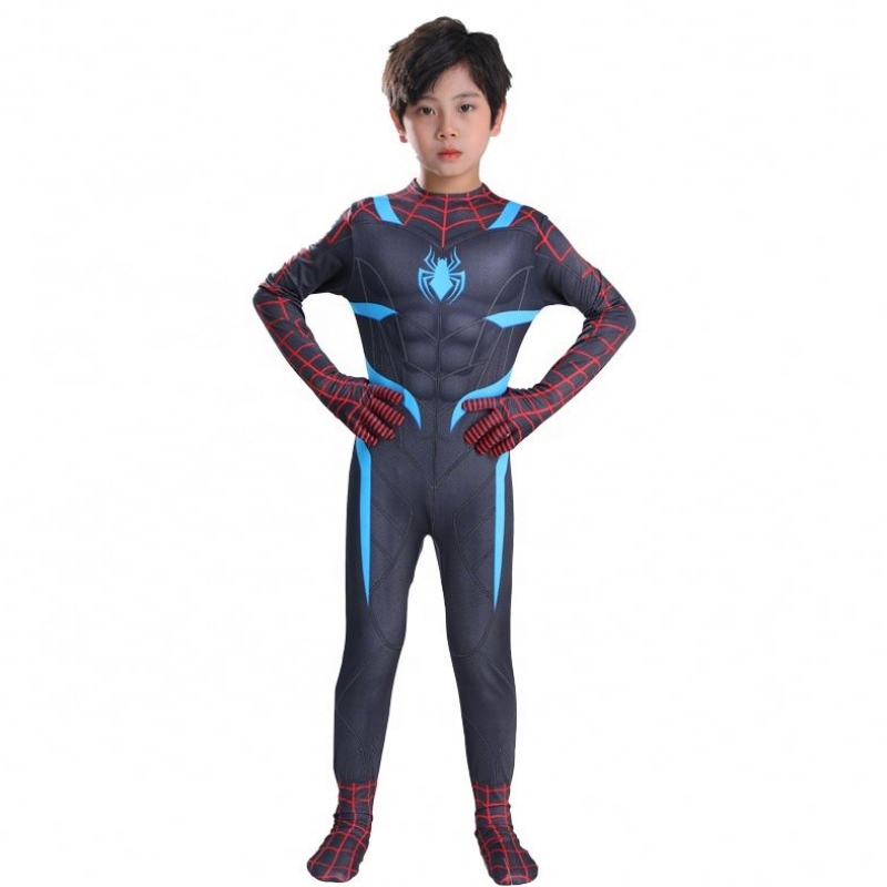 2022 Filmspiel Geburtstag Anime Superhelden Cosplay Jumpsuit Spiderman Kostüm